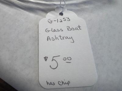 glass ashtray