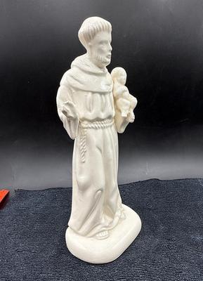 Sale Photo Thumbnail #193: Some damage the figurine;s hands, see photos for details. Approx. 10" tall.