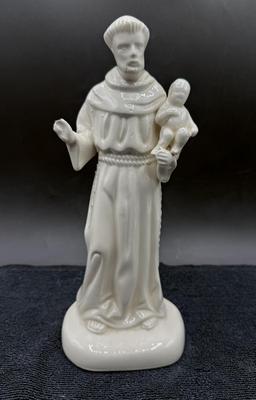 Sale Photo Thumbnail #201: Some damage the figurine;s hands, see photos for details. Approx. 10" tall.