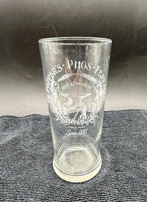 Vintage Lot of 7 Dr. Pepper Soda Phos-Ferrates Wheat and Iron Glasses & Pitcher