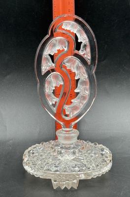 Vintage Irving W Rice IRICE Perfume Bottle Lily of the Valley Dauber Stopper