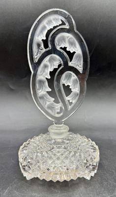 Vintage Irving W Rice IRICE Perfume Bottle Lily of the Valley Dauber Stopper