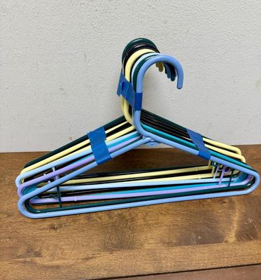 Lot of Plastic Clothes Hangers - 1 Dozen