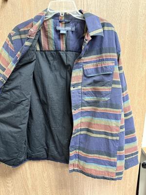 Men's French Connection Twill Stripe Jacket - Size Medium