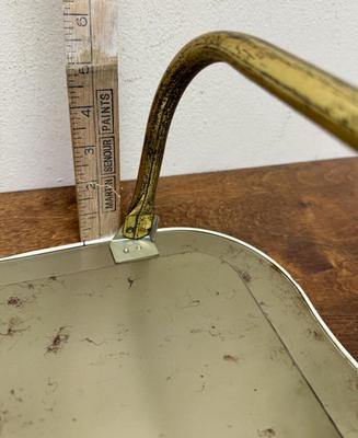 Vintage MCM TV Lap Bed Tray Metal Folding Legs