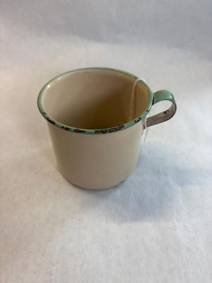 Tin coffee mug