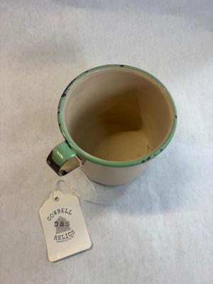 Tin coffee mug