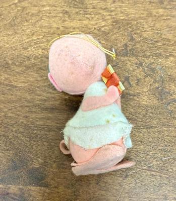 Vintage Annalee-style Pig Ornament