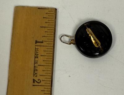 Antique KETCHAM & MCDOUGALL Retractable Chain Brooch Pin Watch Key 1910's