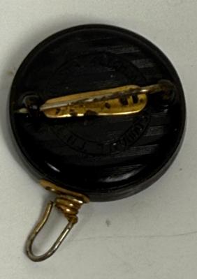Antique KETCHAM & MCDOUGALL Retractable Chain Brooch Pin Watch Key 1910's