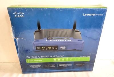 Lot #112 CISCO Wireless-G Broadband Router - new in shrinkwrap