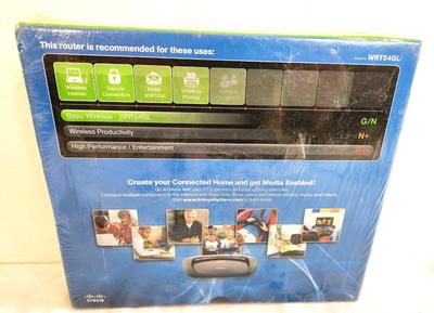 Lot #112 CISCO Wireless-G Broadband Router - new in shrinkwrap