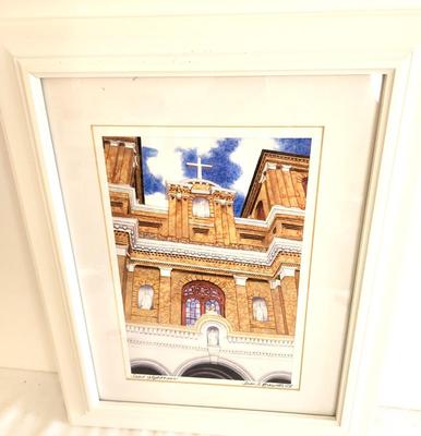 Lot #114 Signed print - St. Alphonsus Church, New Orleans