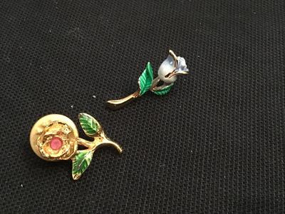 Vintage Rose pins