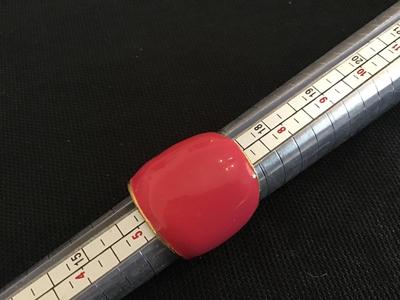 Enamel Wide Fashion Ring