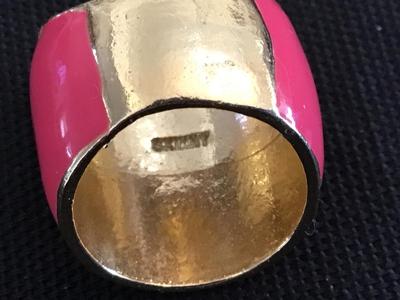 Enamel Wide Fashion Ring