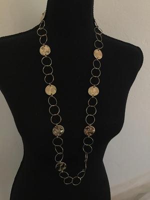 Designer BH Link Gold Tone Necklace