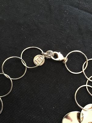 Designer BH Link Gold Tone Necklace