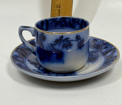 Collectible Cup and Saucer Flo Blue made in Portugal