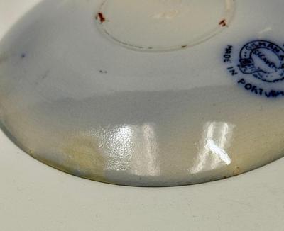 Collectible Cup and Saucer Flo Blue made in Portugal