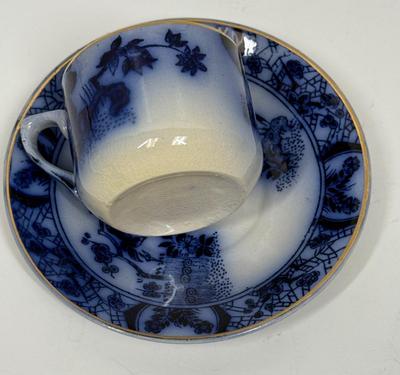 Collectible Cup and Saucer Flo Blue made in Portugal