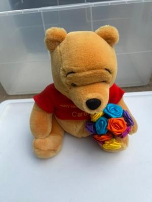 Pooh Bear stuffed animal and mug for Secretary's Day
