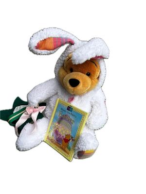 Pooh Bear in Easter Costume w/ Book and Treat basket