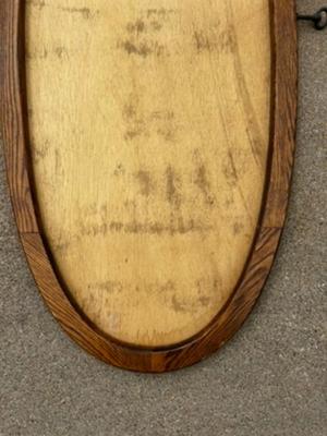 Wooden mirror frame