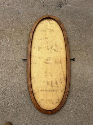 Wooden mirror frame