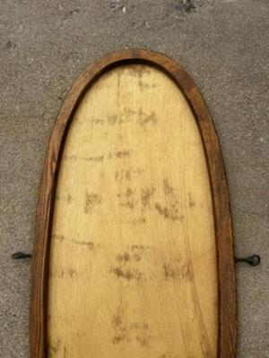 Wooden mirror frame