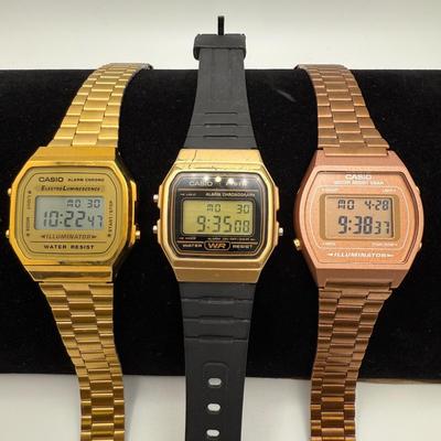 Three Casio Wristwatches (ST-HS)