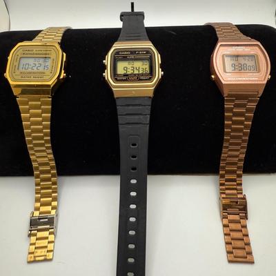 Three Casio Wristwatches (ST-HS)
