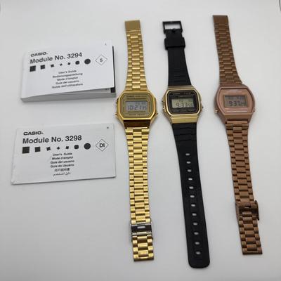 Three Casio Wristwatches (ST-HS)