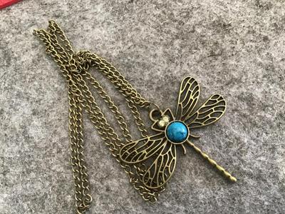 Dragonfly Costume Necklace