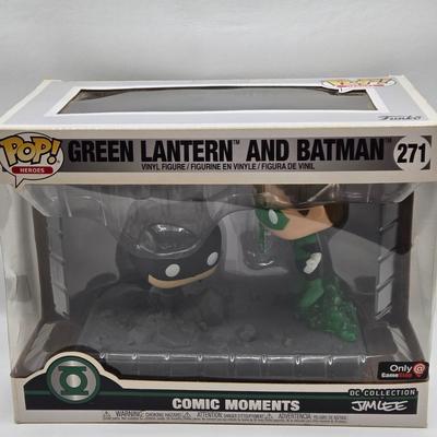 LOT 4: Green Lantern and Batman Funko Pops NIB