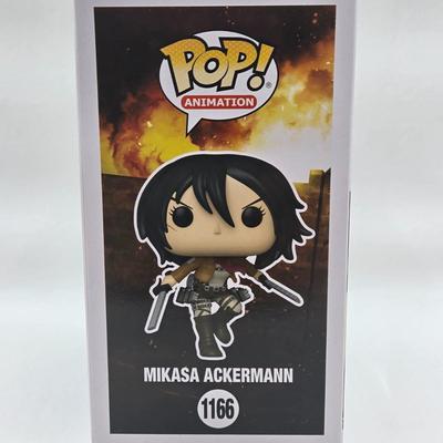 LOT 7: Funko Pops NIB Including Mikasa Ackermann, George, Freddie Mercury, and Diana Revealed