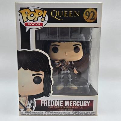 LOT 7: Funko Pops NIB Including Mikasa Ackermann, George, Freddie Mercury, and Diana Revealed