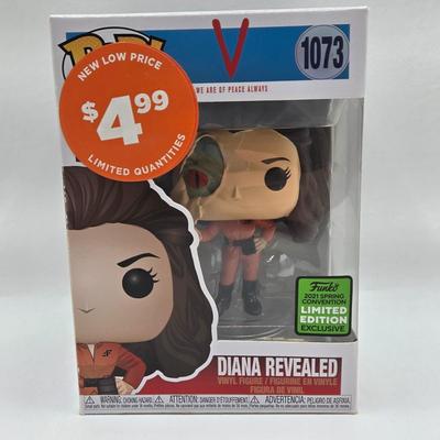 LOT 7: Funko Pops NIB Including Mikasa Ackermann, George, Freddie Mercury, and Diana Revealed