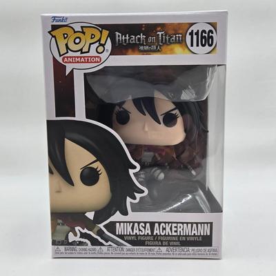 LOT 7: Funko Pops NIB Including Mikasa Ackermann, George, Freddie Mercury, and Diana Revealed