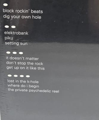 LOT 13: New in Sealed Plastic Chemical Brothers Dig Your Own Hole