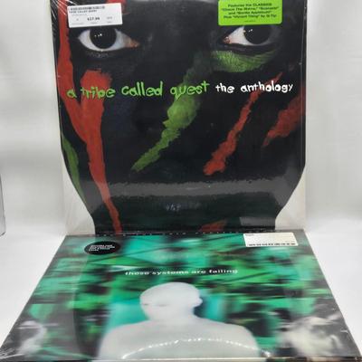 LOT 15: New in Sealed Plastic A Tribe Called Quest The Anthology and Moby & the Void Pacific Choir These Systems Are Failing