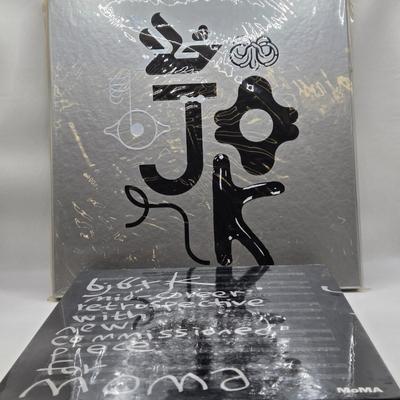 LOT 19: New in Sealed Plastic Bjork Eight Characters Lithograph Box Set and Mid-Career Retrospective