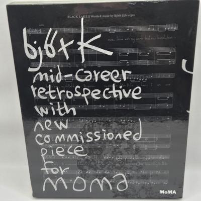 LOT 19: New in Sealed Plastic Bjork Eight Characters Lithograph Box Set and Mid-Career Retrospective