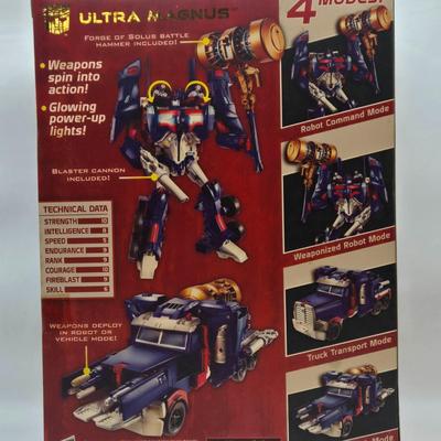LOT 44: NIB Transformers Platinum Edition Ultra Magnus