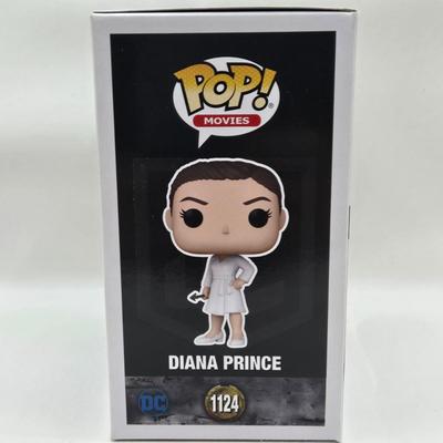 LOT 45: NIB Funko Pops Die Hard's John McClane and Hans Gruber, & Happy Gilmore, and Diana Prince