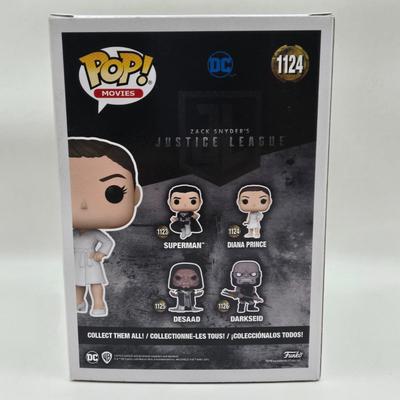 LOT 45: NIB Funko Pops Die Hard's John McClane and Hans Gruber, & Happy Gilmore, and Diana Prince