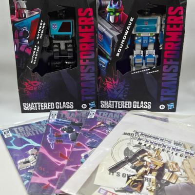 LOT 49: New in Packaging Transformers Shattered Glass Toys and Comic Books