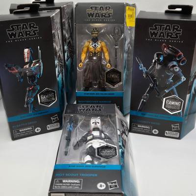 LOT 56: NIB Star Wars the Black Series Toys