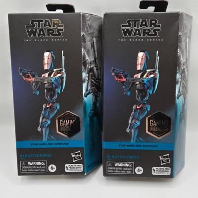 LOT 56: NIB Star Wars the Black Series Toys