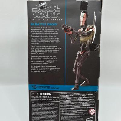 LOT 56: NIB Star Wars the Black Series Toys